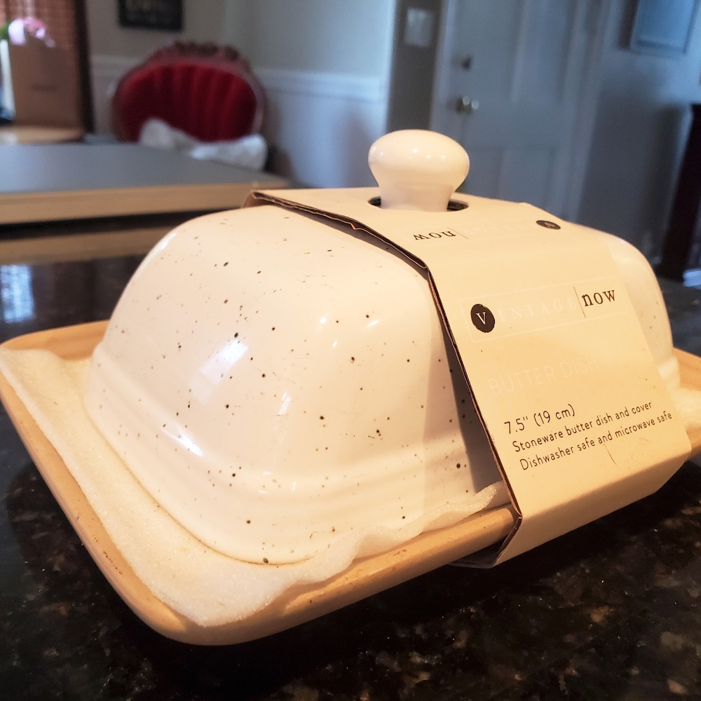 Vintage Now Oversized Butter Dish